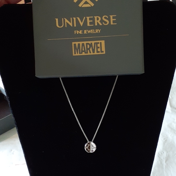 Marvel Jewelry Capt Marvel 925 Silver 6 Inch Necklace Poshmark